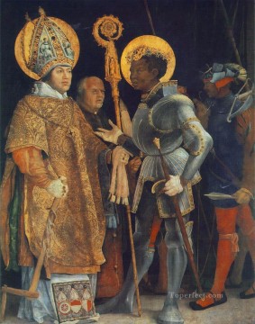 聖エラズムと聖モーリス・ルネッサンスの会合 マティアス・グリューネヴァルト Oil Paintings